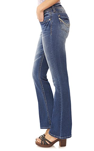 WallFlower Damen Legendary Bootcut Mid Rise Insta Stretch Juniors (Standard und Plus) Jeans, Kristen, 54 Mehr von WallFlower