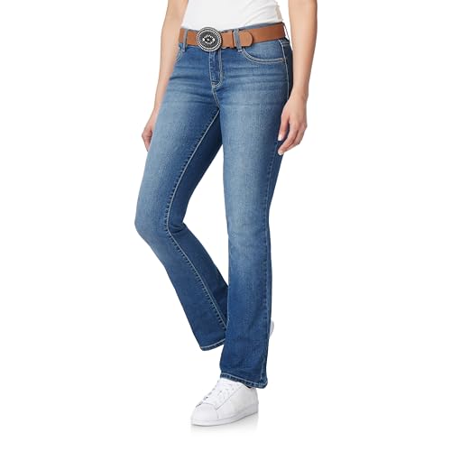 WallFlower Damen Legendary Slim Bootcut Mid Rise Gürtel Insta Stretch Juniors (Standard und Plus) Jeans, Ellery, 48 Mehr von WallFlower