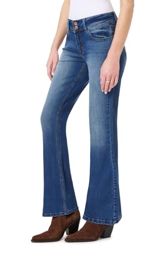 WallFlower Damen Luscious Curvy Bootcut Mid Rise Insta Stretch Juniors (Standard und Plus) Jeans, Pia, 48 Mehr von WallFlower