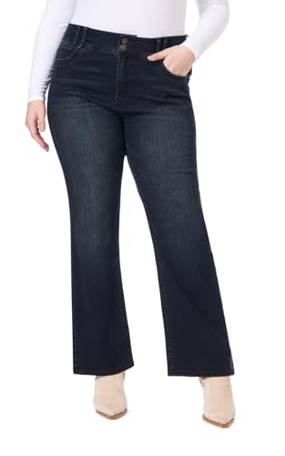 WallFlower Damen Luscious Curvy Bootcut Mid Rise Insta Stretch Juniors (Standard und Plus) Jeans, Brombeere, 48 Mehr von WallFlower