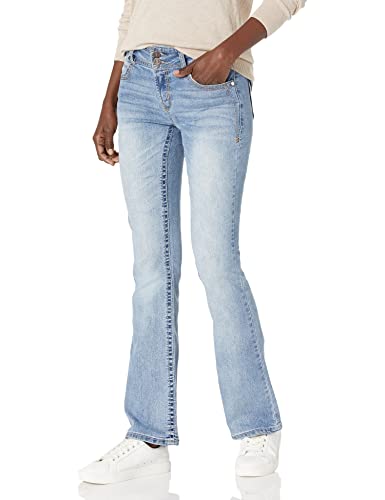 WallFlower Damen Luscious Curvy Bootcut Mid Rise Insta Stretch Juniors (Standard und Plus) Jeans, Zypresse, 48 Mehr Lange von WallFlower