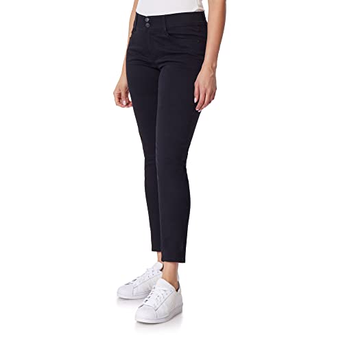 WallFlower Damen Luscious Curvy Uniform Skinny Mid-Rise Juniors Pants Lässige Hose, Schwarz, 54 Mehr von WallFlower