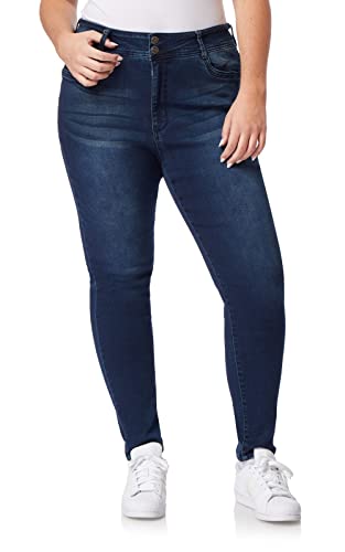 WallFlower Women's Size InstaSoft Ultra Fit Skinny Jeans, Shannon, 20 Plus Short von WallFlower