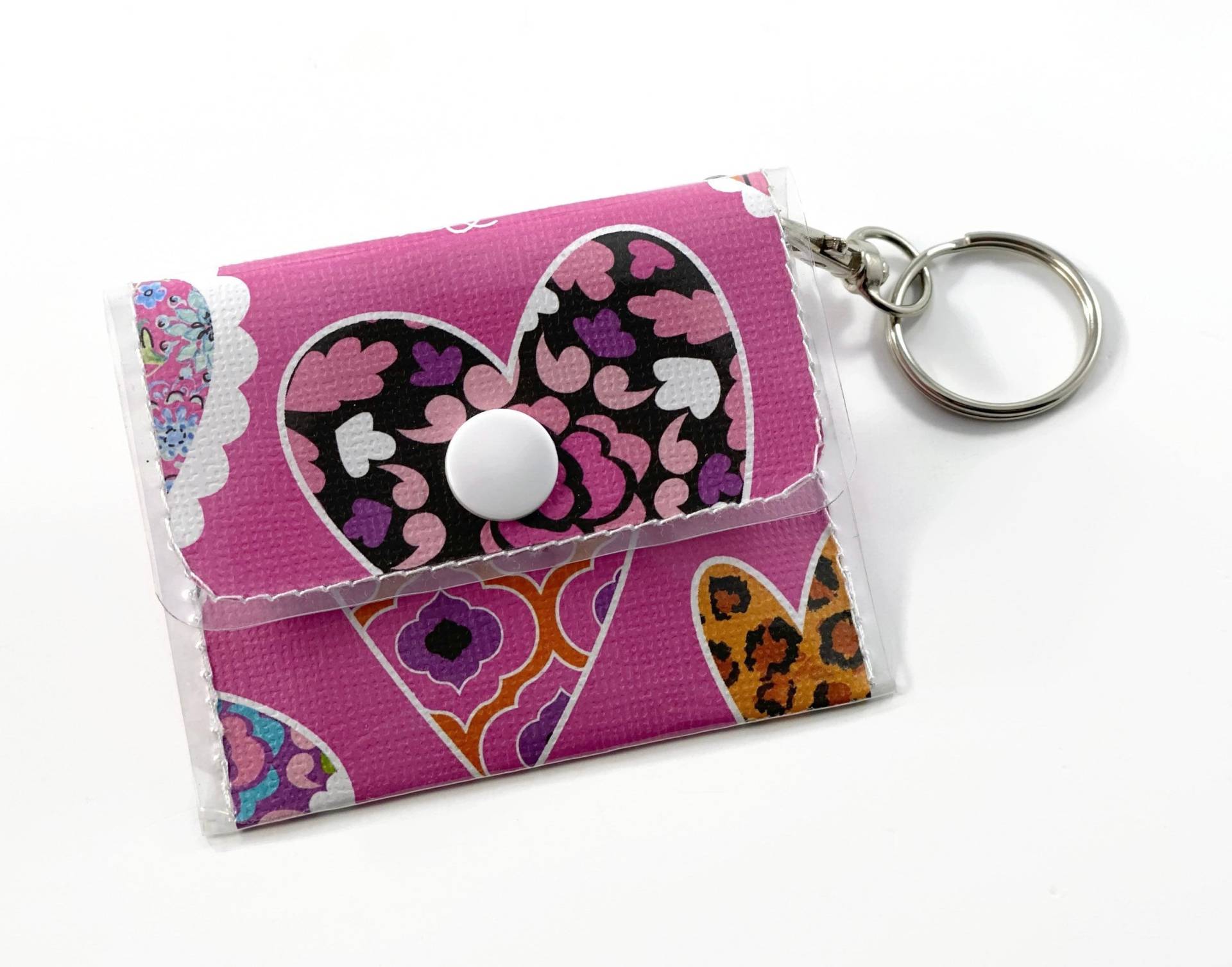 Rosa Mini Schlüsselanhänger Brieftasche/Für Frauen Auto Haus von WallaWallatsByMaggie