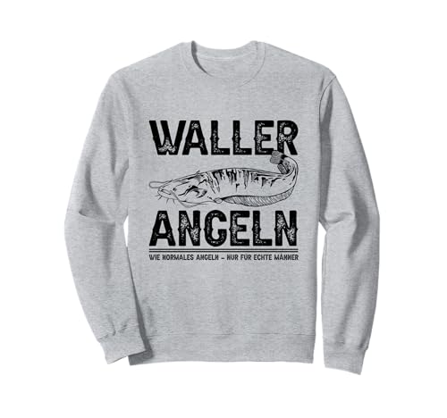 Angelzubehör Waller Klopfen Echte Männer Angeln Wels Angler Sweatshirt Angelzubehör Waller Klopfen Echte Männer Angeln Wels Angler Sweatshirt von Waller Zubehör Angeln und Angelzubehör für Wels