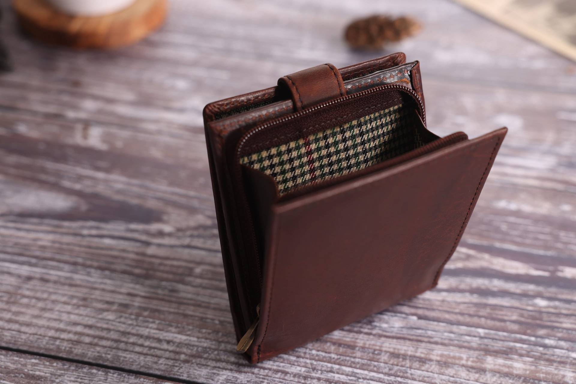 Vatertagsgeschenk Für Ihn, Papa, Freund, Personalisierte Benutzerdefinierte Lederbrieftasche, Gravierte Herrenbrieftasche Aus Braunem Leder Mit Vatertagsgeschenk Für Ihn, Papa, Freund, Personalisierte Benutzerdefinierte Lederbrieftasche, Gravierte Herrenbrieftasche Aus Braunem Leder Mit von Walletree