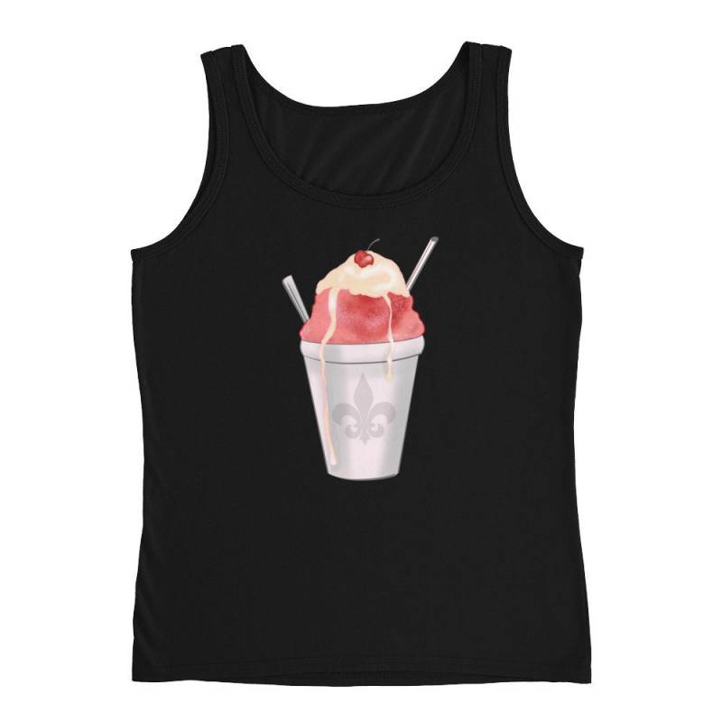Snoball Tank Top Shirt - New Orleans Foodie Dessert Illustration Kitchen Decor Pink Snoball Tank Top Shirt - New Orleans Foodie Dessert Illustration Kitchen Decor Pink von WallflowerArtandGift