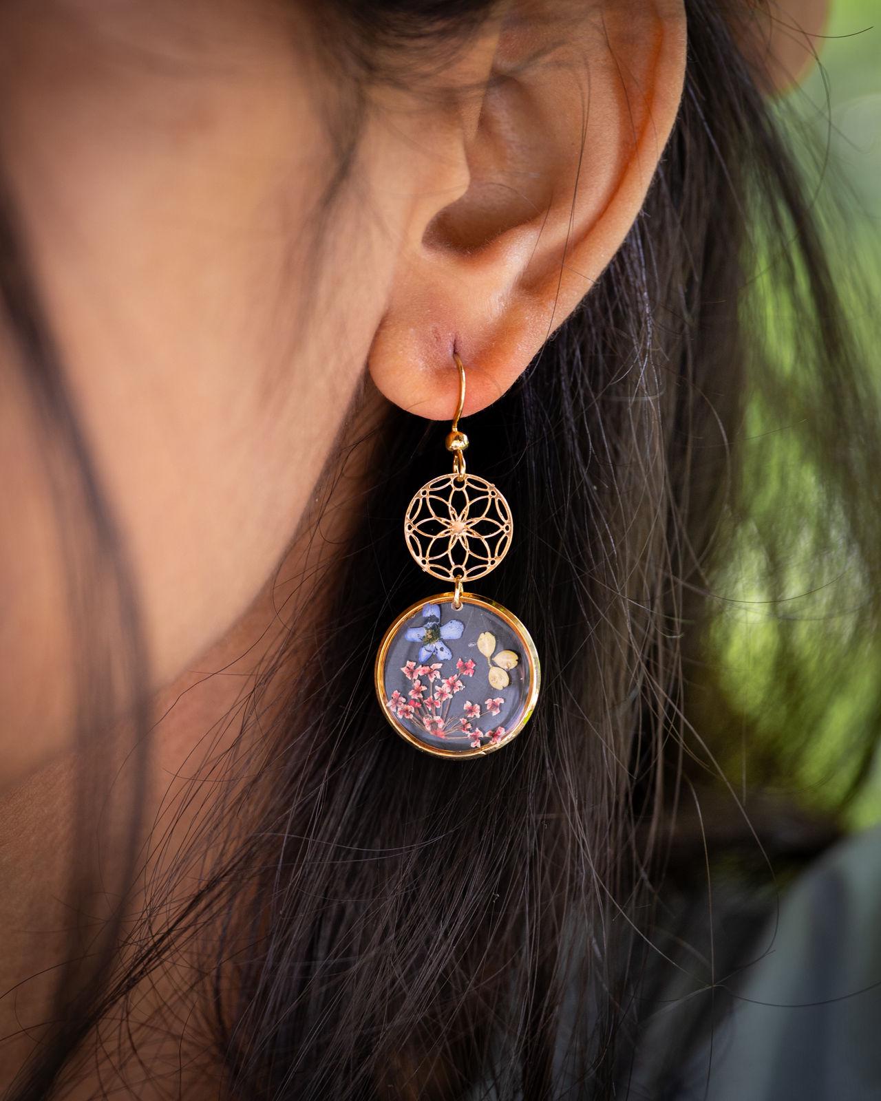 Blüten-Ohrringe Blüten-Ohrringe von WallisKunstwerkstatt