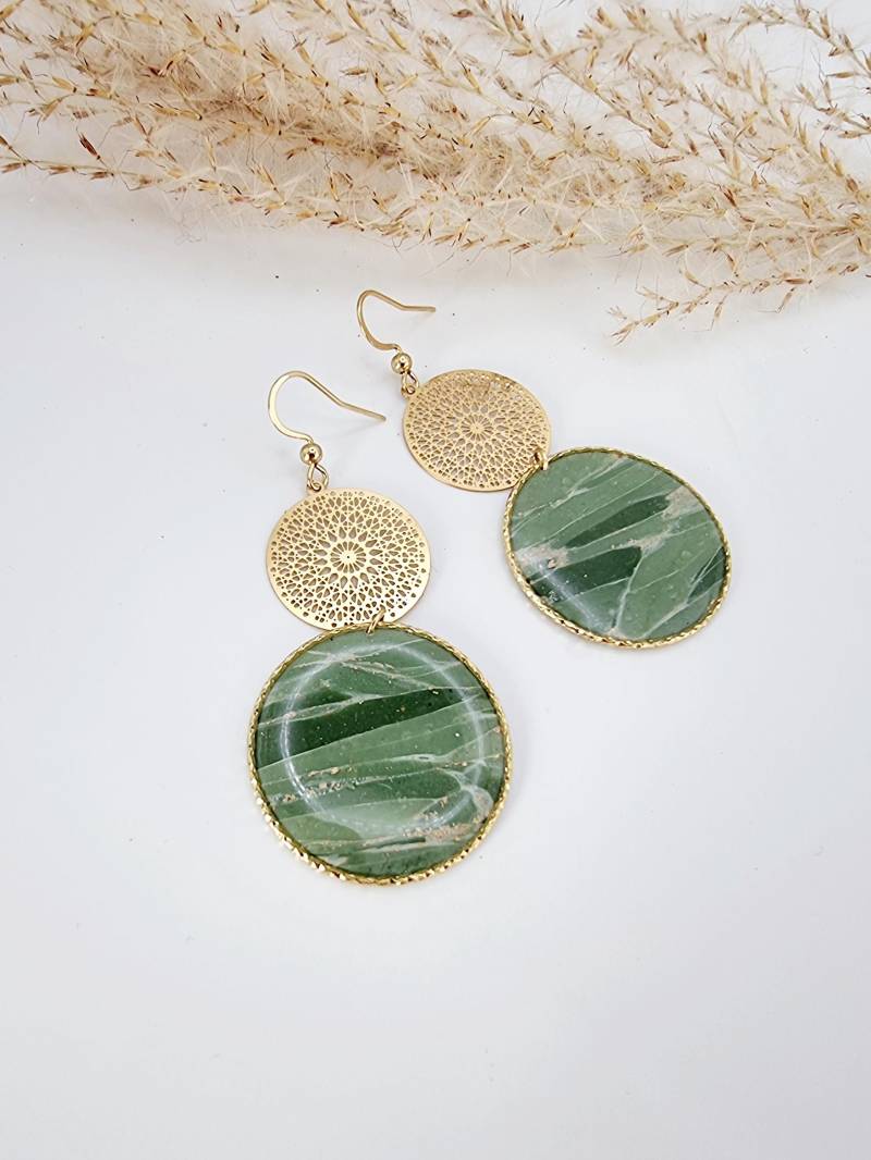 Mandala Ohrringe Mandala Ohrringe von WallisKunstwerkstatt