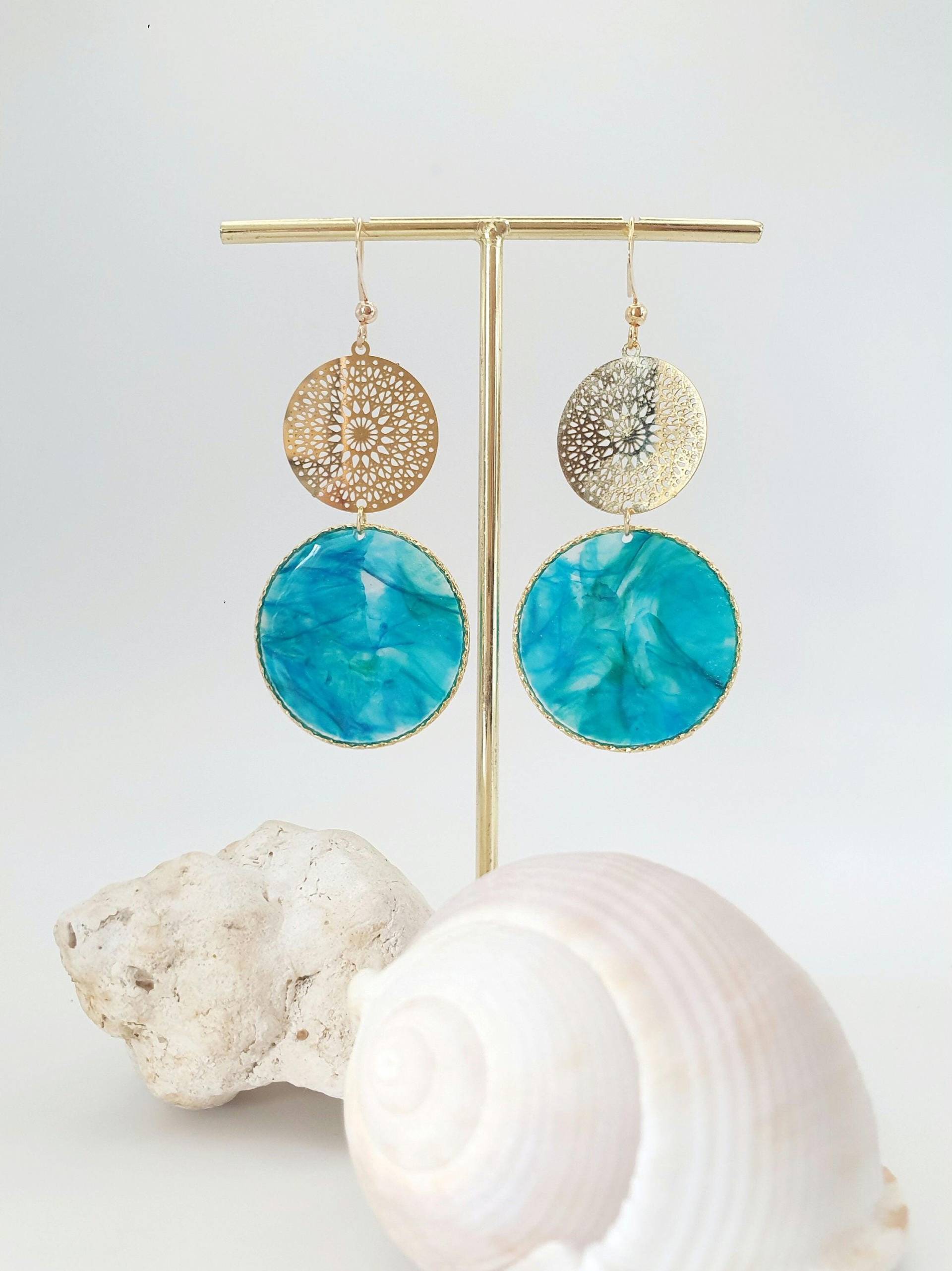 Mandala Ohrringe Mandala Ohrringe von WallisKunstwerkstatt