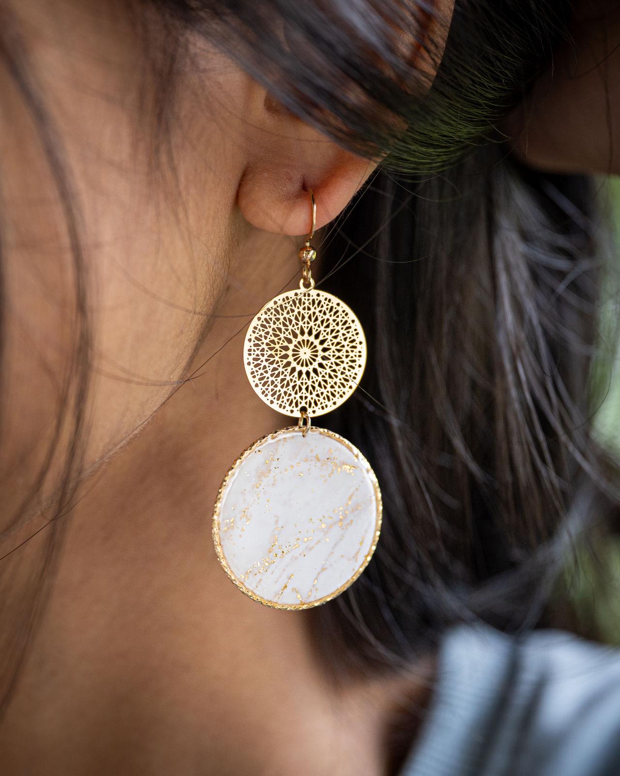 Mandala Ohrringe Mandala Ohrringe von WallisKunstwerkstatt