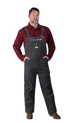 Walls Herren Liberty Duck Latzhose Overalls, Grau (Graphite//Nature's Delight), 40W / 30L von Liberty