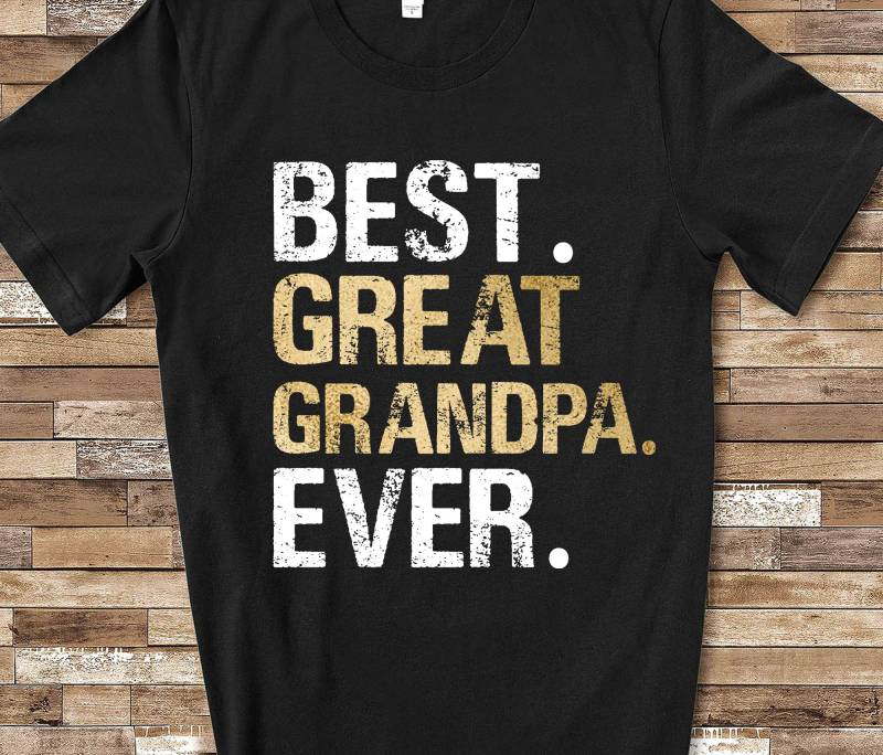Bestes Urgroßvater-Shirt Urgroßvater-Geschenk Von Enkelin Enkel-Geburtstags-Vatertag-Weihnachtsgeschenke Für Urgroßvater von WalltoWallMall