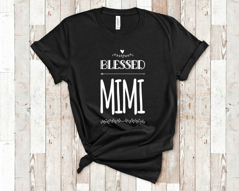 Blessed Mimi Shirt Für Oma Süßes Geschenk Frauen Beste Geschenke Geburtstag Weihnachten Muttertag von WalltoWallMall