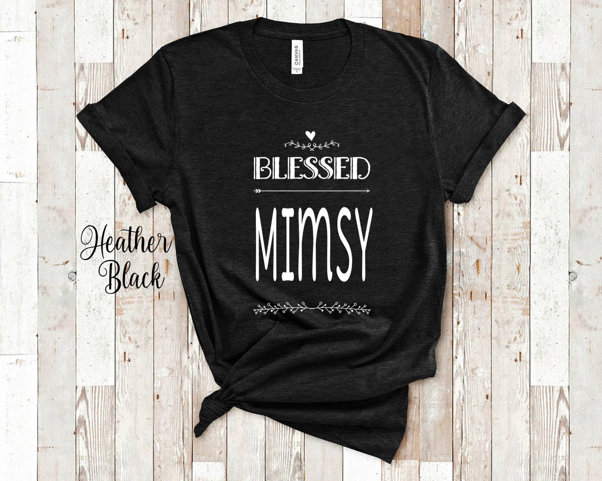 Blessed Mimsy Oma Tshirt Besondere Großmutter Geschenk Idee Für Muttertag, Geburtstag, Weihnachten Oder Schwangerschaft Reveal Ansage von WalltoWallMall