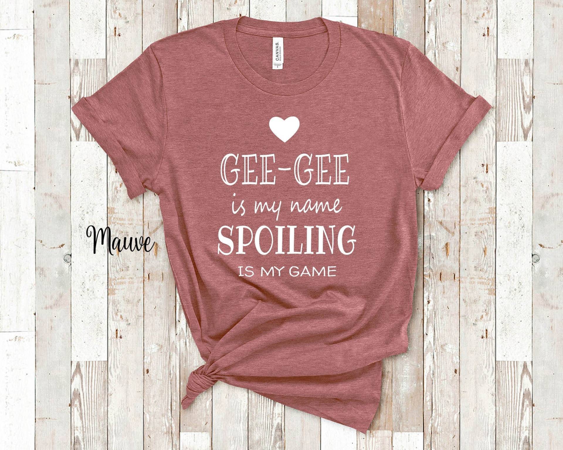 Gee-Gee Ist Meine Name Grandma Tshirt Spezielle Großmutter Geschenkidee Für Muttertag, Geburtstag, Weihnachten Oder Schwangerschaftsmitteilung von WalltoWallMall