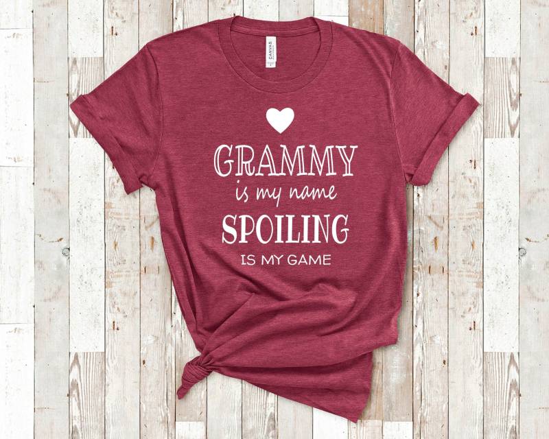 Grammy Is My Name Grandma Tshirt Spezielle Großmutter Geschenkidee Für Muttertag, Geburtstag, Weihnachten Oder Schwangerschaftsmitteilung von WalltoWallMall