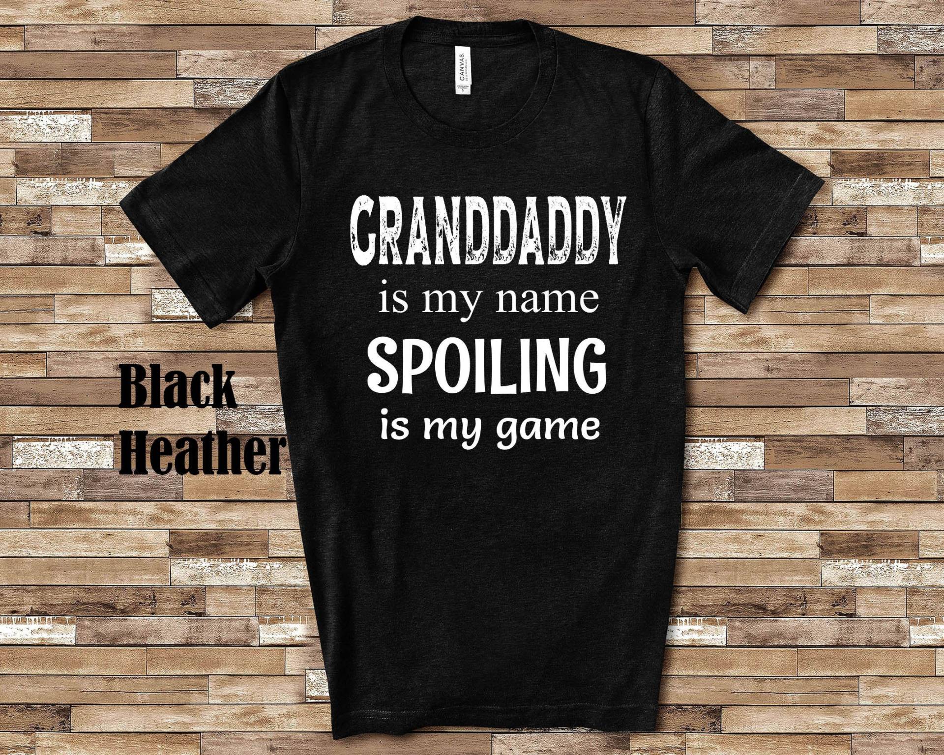 Granddaddy Ist Mein Name Opa Tshirt Spezielle Großvater Geschenkidee Für Vatertag, Geburtstag, Weihnachten Oder Schwangerschaftsmitteilung von WalltoWallMall