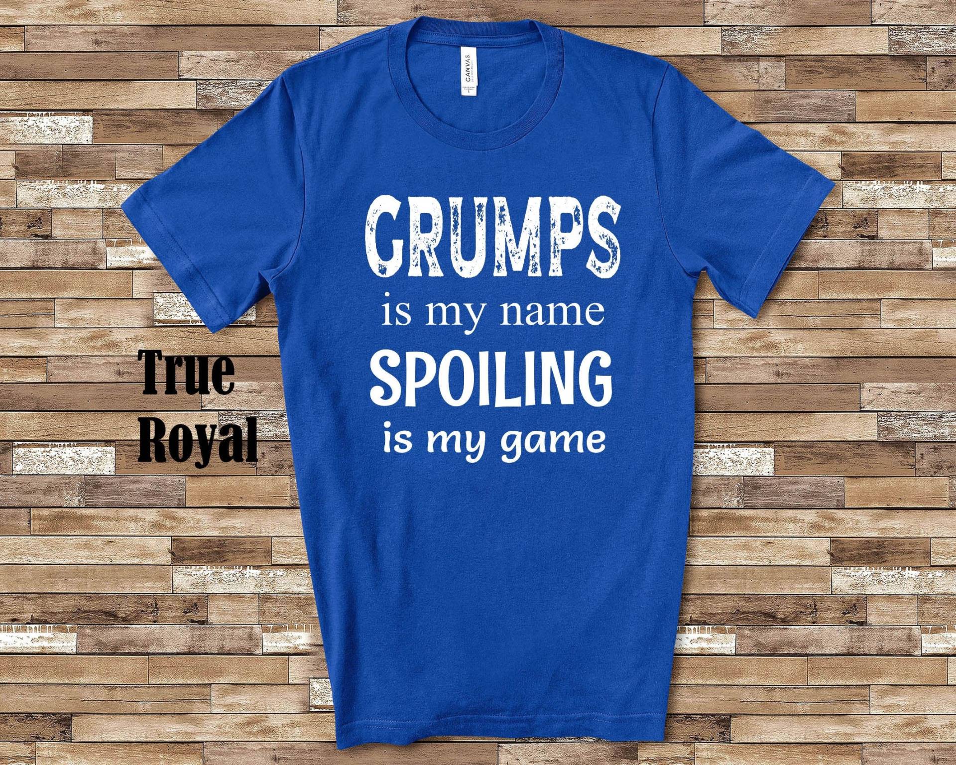 Grumps Is My Name Grandpa Tshirt Spezielle Großvater Geschenkidee Für Vatertag, Geburtstag, Weihnachten Oder Schwangerschaftsmitteilung von WalltoWallMall