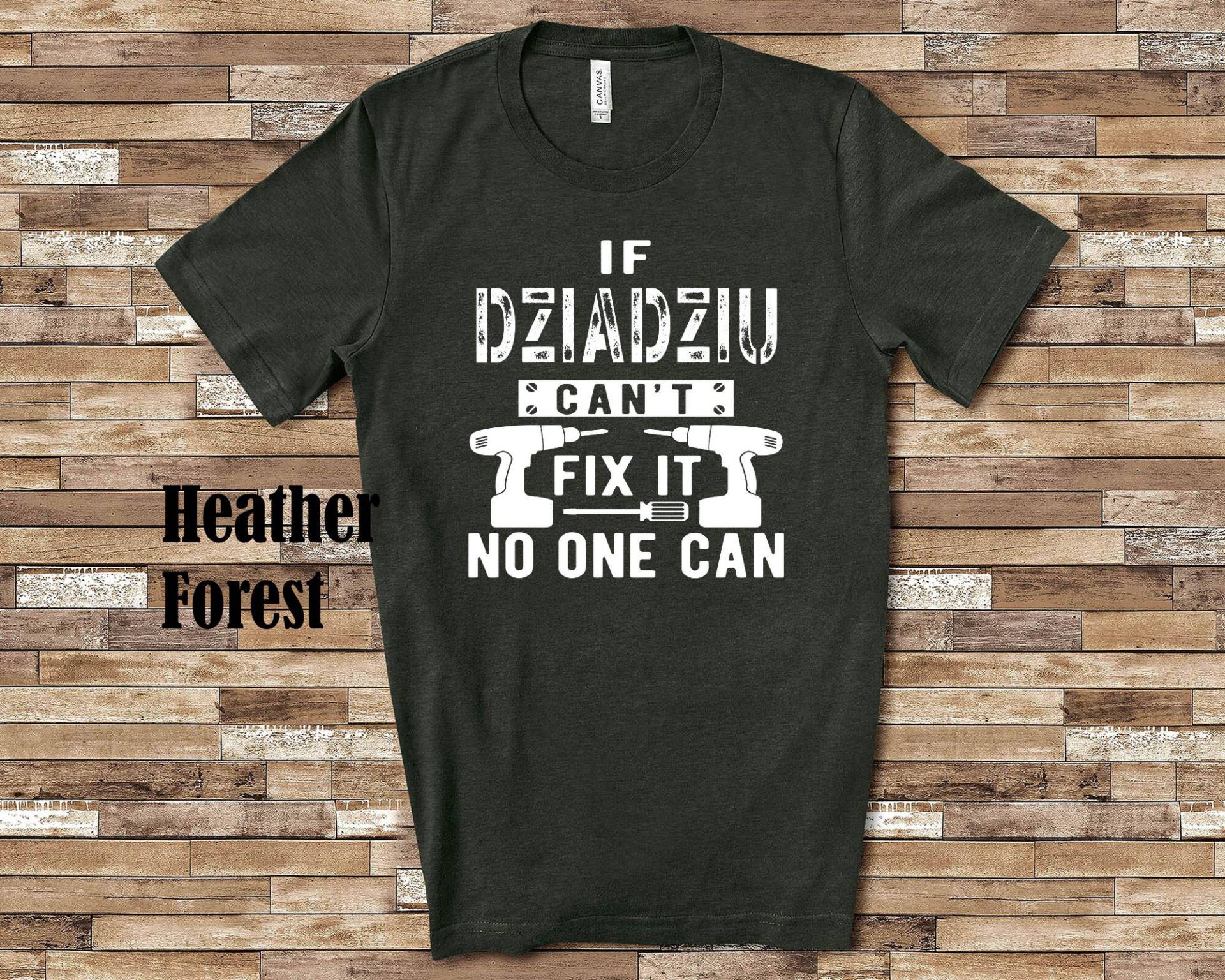 If Dziadziu Can't Fix It Tshirt, Langarm-Shirt, Sweatshirt Oder Tank Top Polen Polnisch Großvater Vatertag Weihnachten Geburtstagsgeschenk von WalltoWallMall