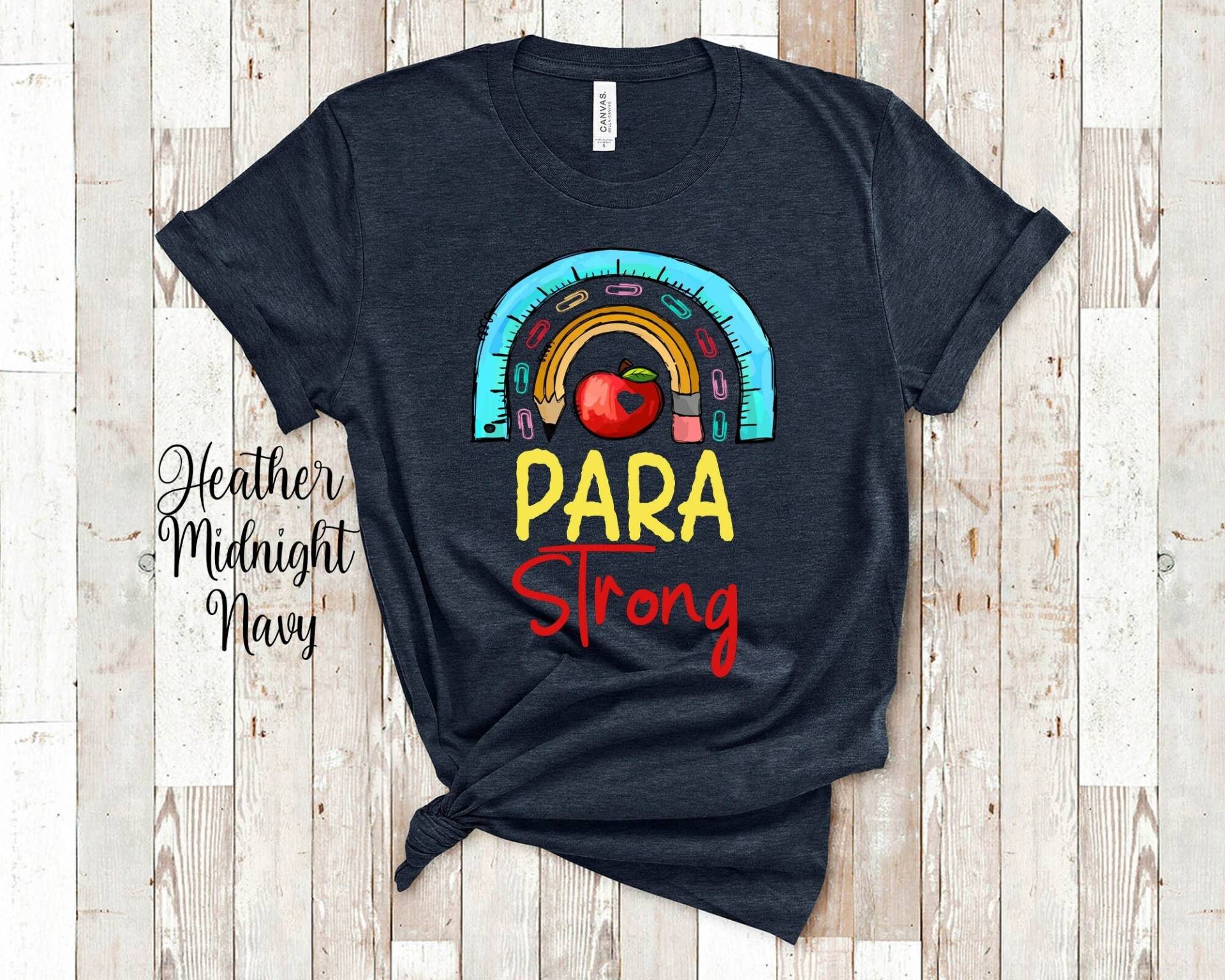Para Strong Rainbow Paraeducator Tshirt Für Lehrer Aide Lehre Assistent Oder Paraprofessionelle Geschenk Para Strong Rainbow Paraeducator Tshirt Für Lehrer Aide Lehre Assistent Oder Paraprofessionelle Geschenk von WalltoWallMall