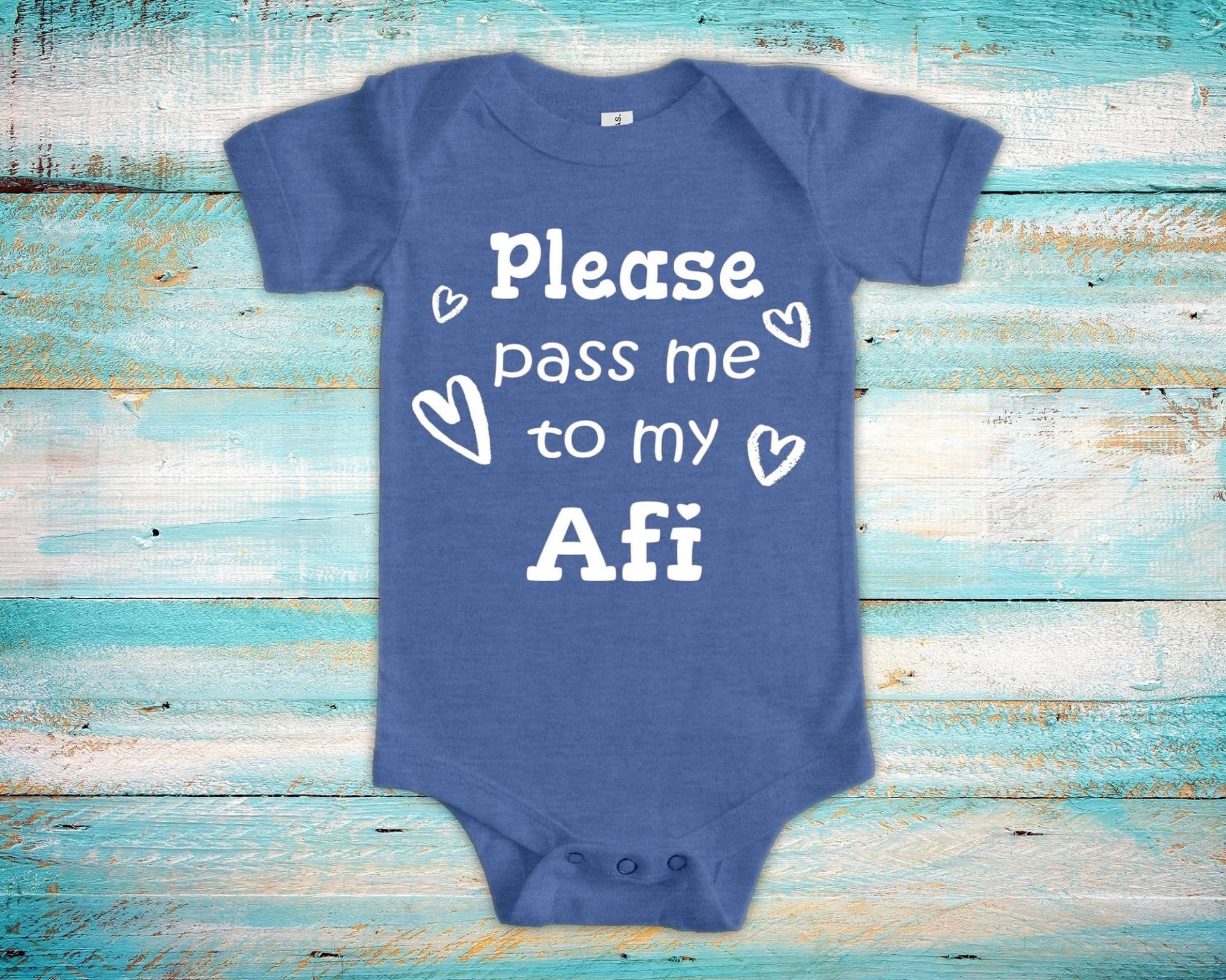 Pass Me To Afi Cute Grandpa Baby Body, Tshirt Oder Kleinkind Shirt Island Norse Nordic Großvater Geschenk Schwangerschaft Ankündigung von WalltoWallMall