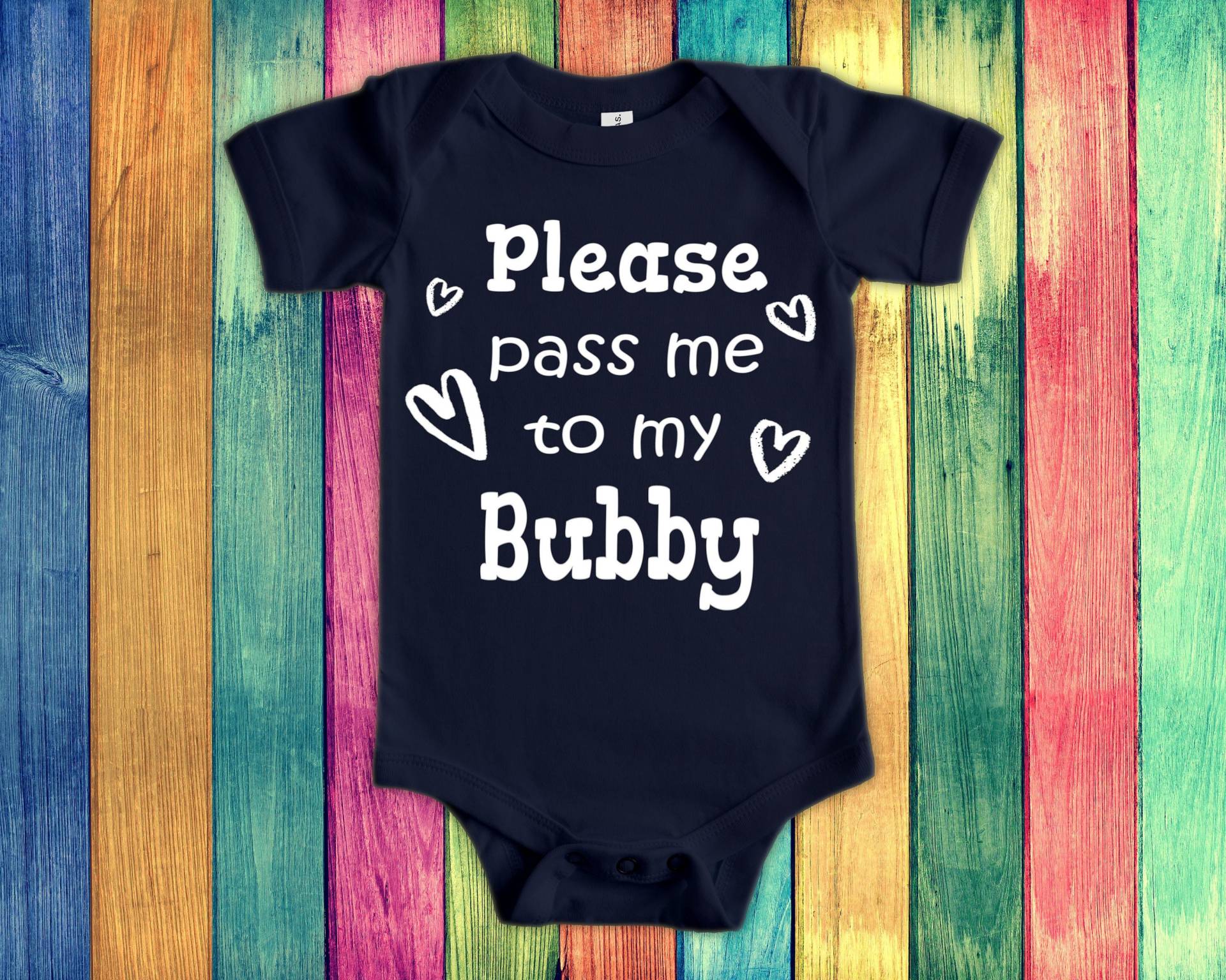 Pass Me To Bubby Cute Bodysuit, Tshirt Oder Kleinkind Shirt Israel Israelisch Jüdisch Jiddisch Großmutter Geschenk Schwangerschaft Ankündigung von WalltoWallMall