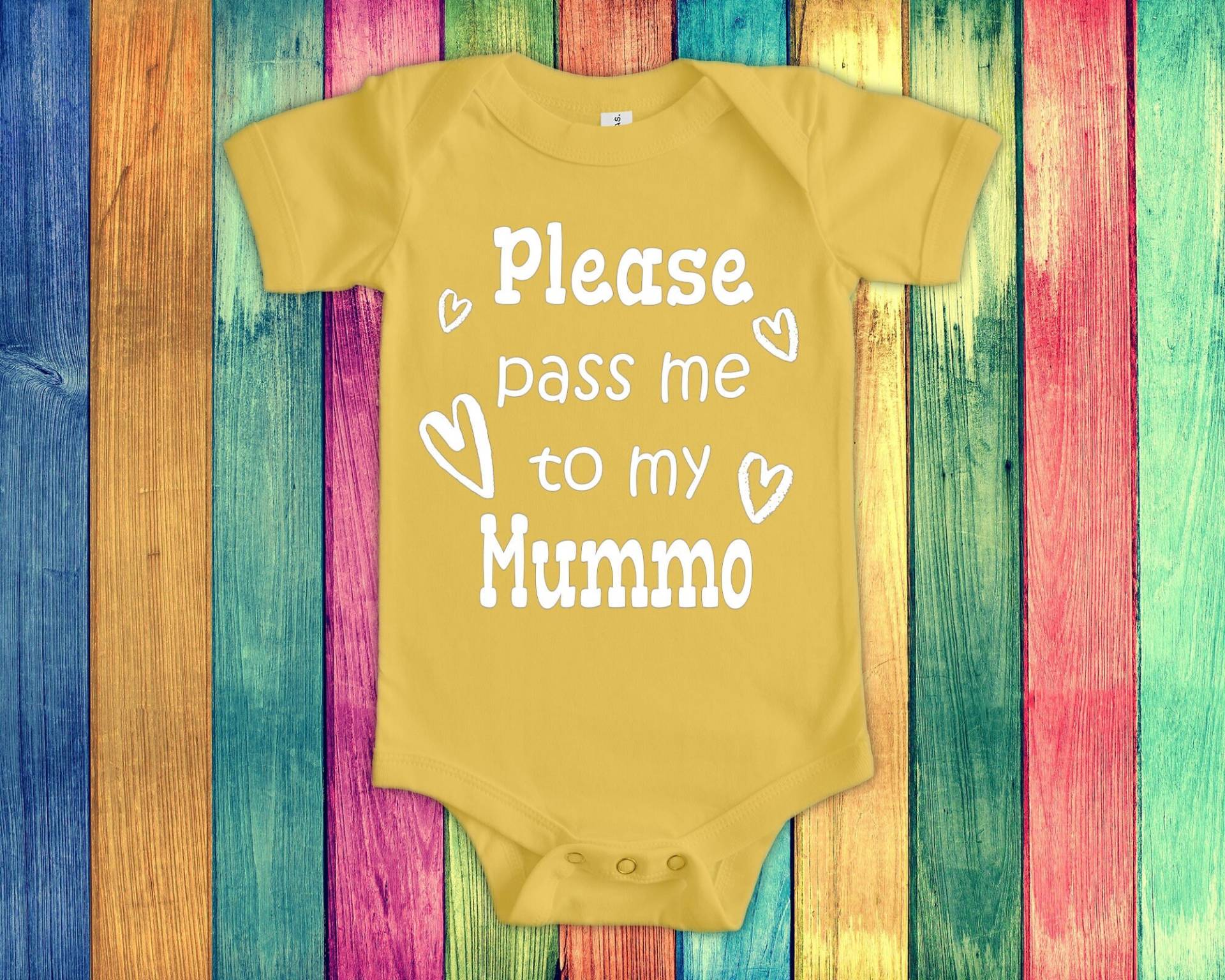 Pass Me To Mummo Süßer Oma Baby Body, Tshirt Oder Kleinkind Shirt Finnland Finnisch Großmutter Geschenk Schwangerschaft Ankündigung von WalltoWallMall