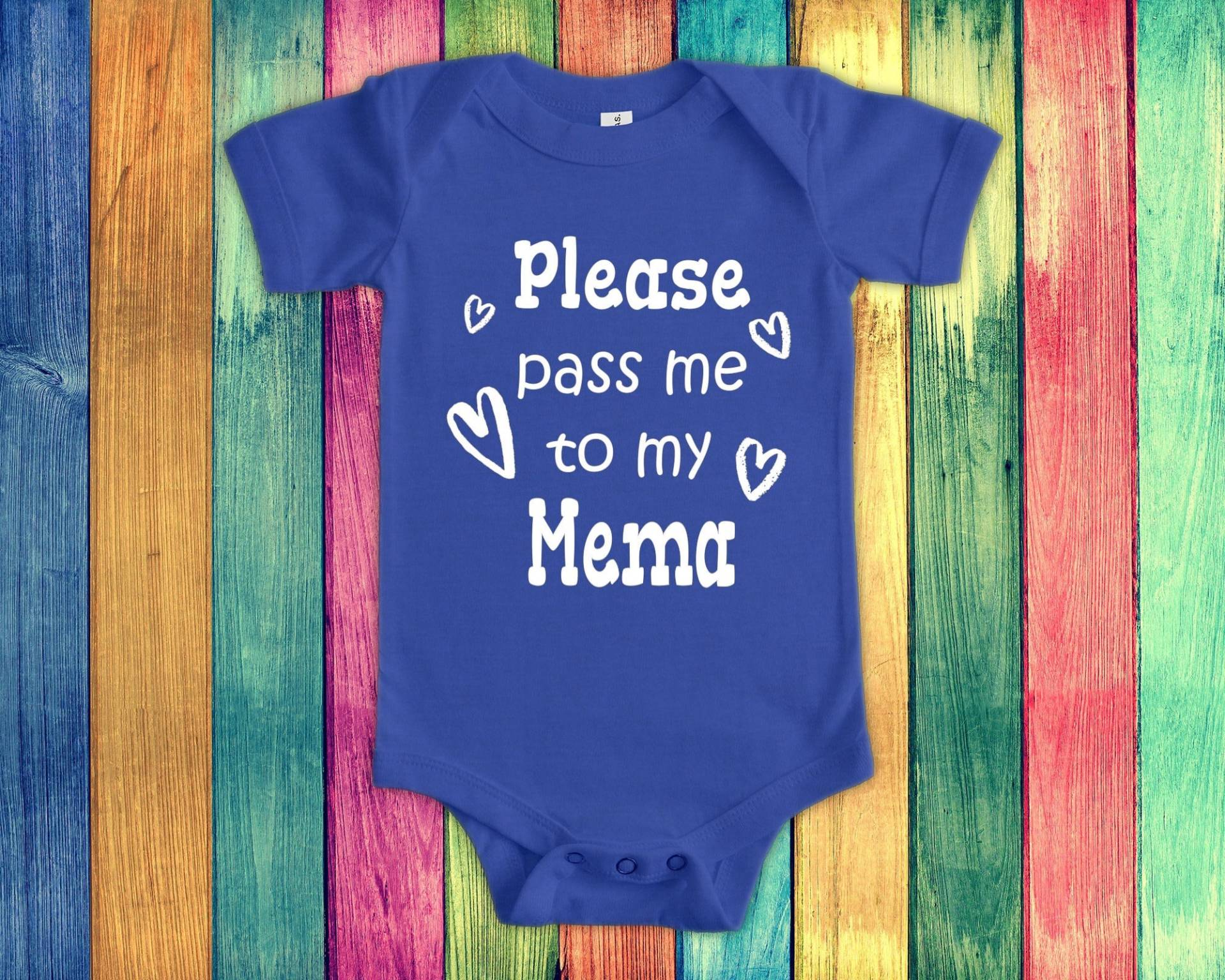 Pass Mema Süßer Oma Baby Body, Tshirt Oder Kleinkind Shirt Besonderes Großmutter Geschenk Schwangerschaft Ankündigung von WalltoWallMall