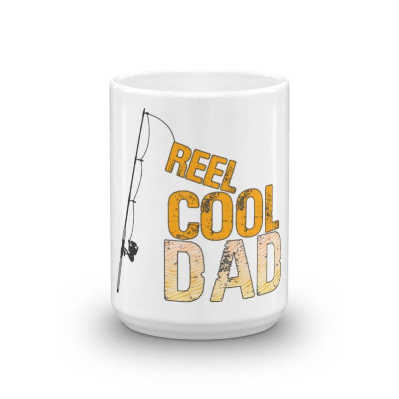 Reel Cool Dad Kaffeetasse - Groß Für Weihnachten Geburtstag Vatertagsgeschenke Von Tochter Oder Sohn Ehemann Geschenk Frau von WalltoWallMall