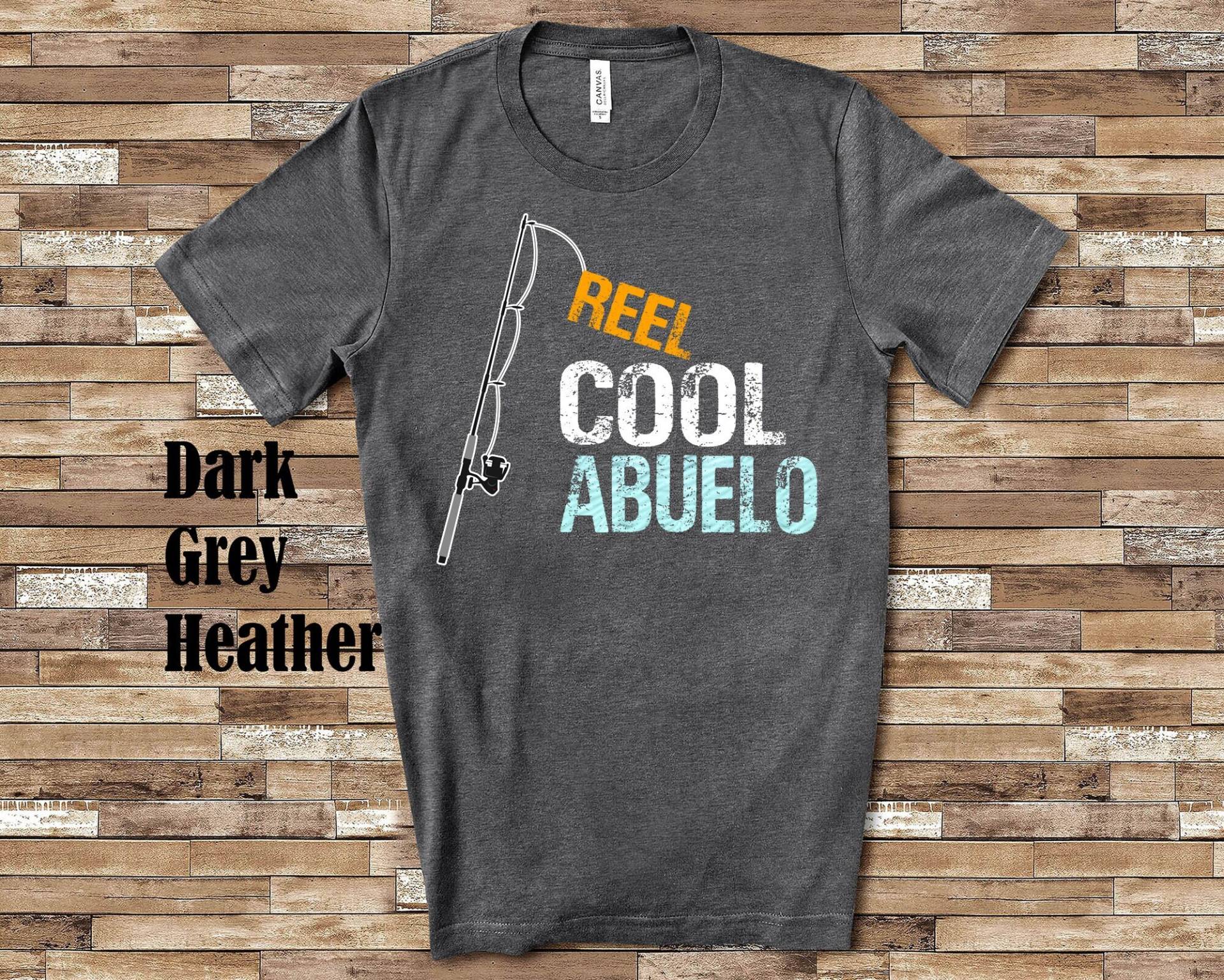 Reel Cooles Abuelo Shirt Tshirt Geschenk Von Enkelin Enkel Geburtstag Weihnachten Vatertagsgeschenke Für von WalltoWallMall