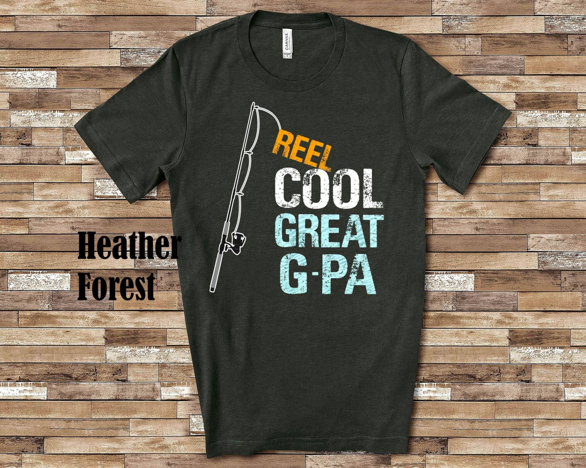 Reel Cooles Great G-Pa Shirt Tshirt Großartiges Geschenk Von Enkelin Enkel Geburtstag Weihnachten Vatertagsgeschenke Für von WalltoWallMall