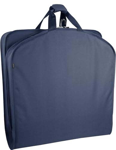 WallyBags® 132,1 cm Deluxe-Reise-Kleidersack, Marineblau, 52-inch, Deluxe-Reise-Kleidersack für Damen und Herren, 132,1 cm von WallyBags