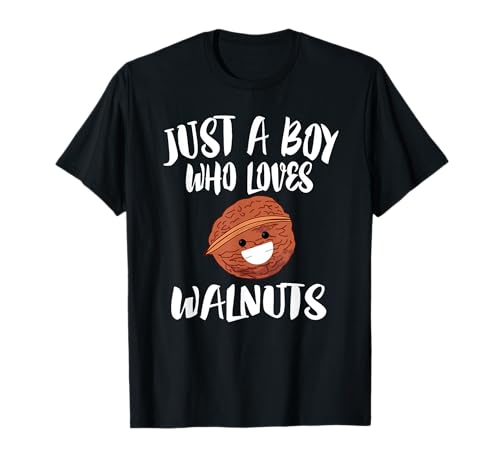 Just A Boy Who Loves Walnuts Gift T-Shirt von Walnuts Gift