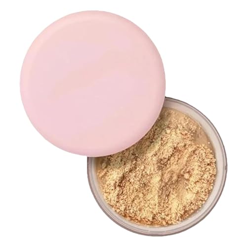 Walopola 15g Pink Setting Powder, Blurring Setting Powder, Waterproof Loose Baking Face Setting Powder Makeup, Waterproof Blurring Setting Powder for All Skin Tones von Walopola