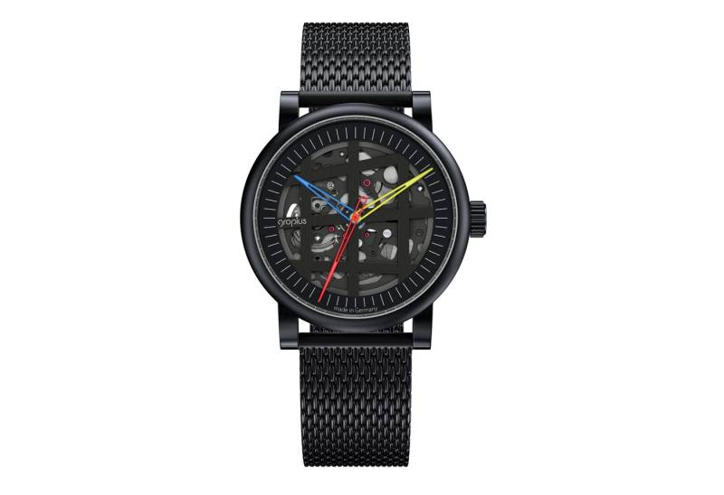 Walter Gropius Automatikuhr Made in Germany, Saphirglas, Atrium Automatik - WGA 801-03M, Designeruhr, Edelstahlband mit Easy-Release System, Edelstahlgehäuse von Walter Gropius