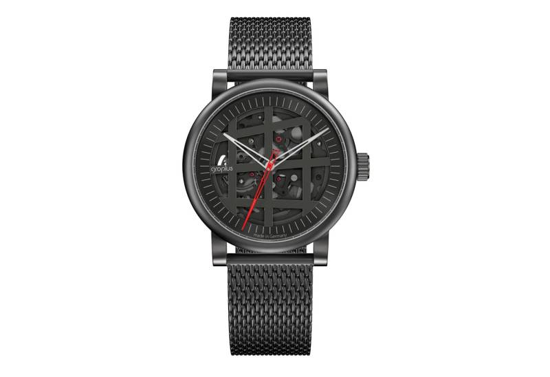 Walter Gropius Automatikuhr Made in Germany, Saphirglas, Atrium Automatik - WGA 801-04M, Designeruhr, Edelstahl mit Easy-Release System, Edelstahlgehäuse von Walter Gropius