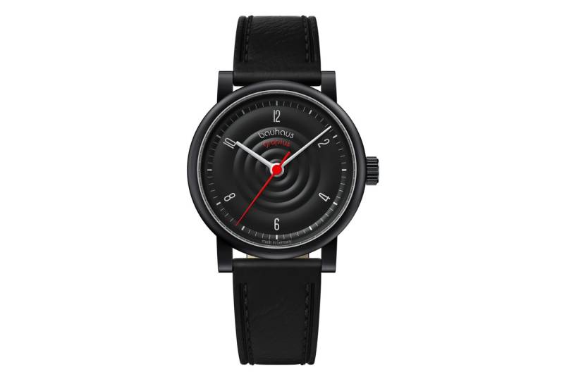 Walter Gropius Automatikuhr Made in Germany, Saphirglas, Sound of Bauhaus Automatik - WGA 802-08, Designeruhr, Lederarmband mit Easy-Release System, Edelstahlgehäuse von Walter Gropius