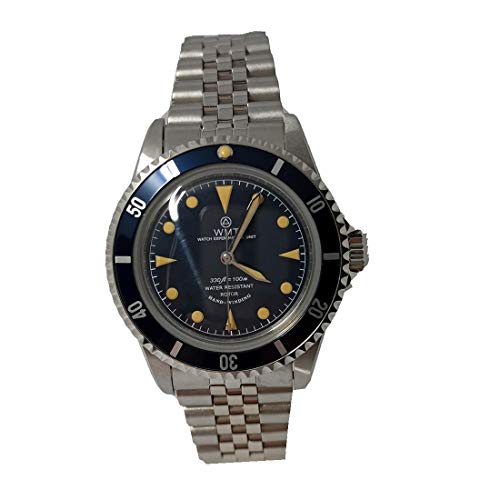 Walter Mitt Royal Marine Diver Automatik-Uhr aus Stahl mit 5 Gliedern Blau Herren von Walter Mitt