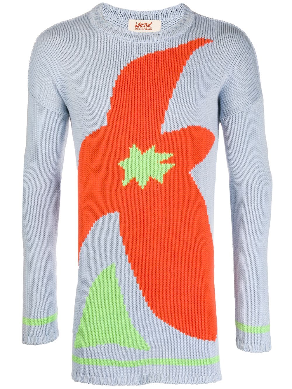 Walter Van Beirendonck Pre-Owned 1994/95 'Les Peintures L'Espace L'Art' Pullover - Blau von Walter Van Beirendonck Pre-Owned