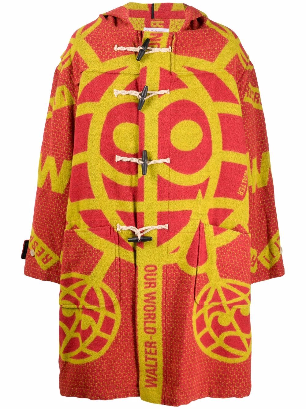 Walter Van Beirendonck Pre-Owned 2000s Puk-Pukcoat Kapuzenmantel - Gelb von Walter Van Beirendonck Pre-Owned