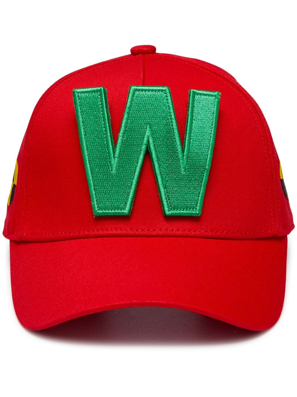 Walter Van Beirendonck Baseballkappe mit W-Applikation - Rot von Walter Van Beirendonck