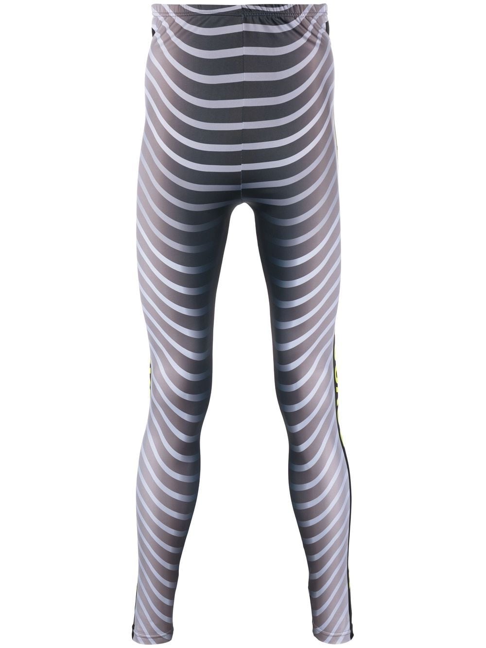 Walter Van Beirendonck Leggings mit grafischem Print - Grau von Walter Van Beirendonck