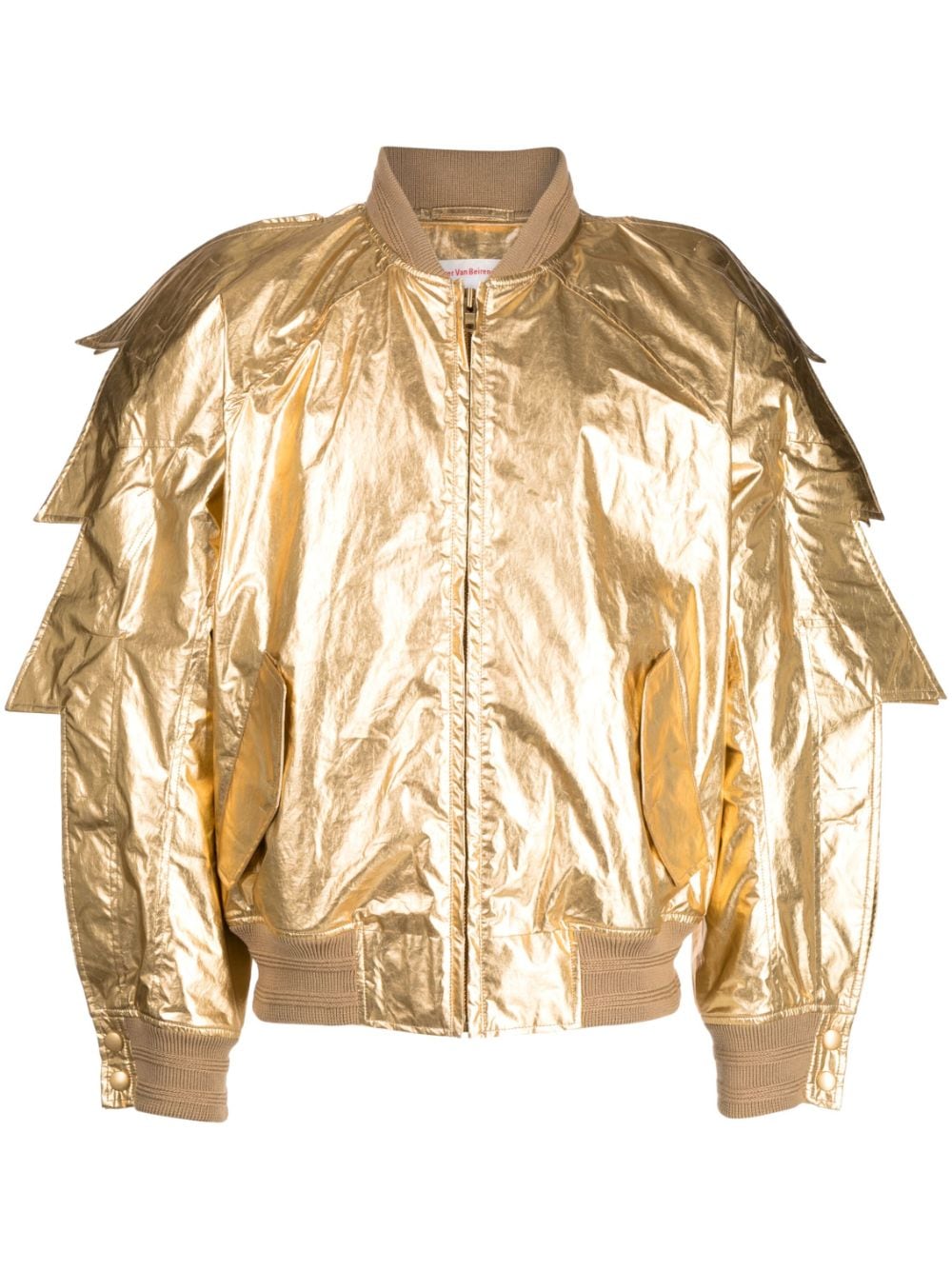 Walter Van Beirendonck Bomberjacke im Metallic-Look - Gold von Walter Van Beirendonck