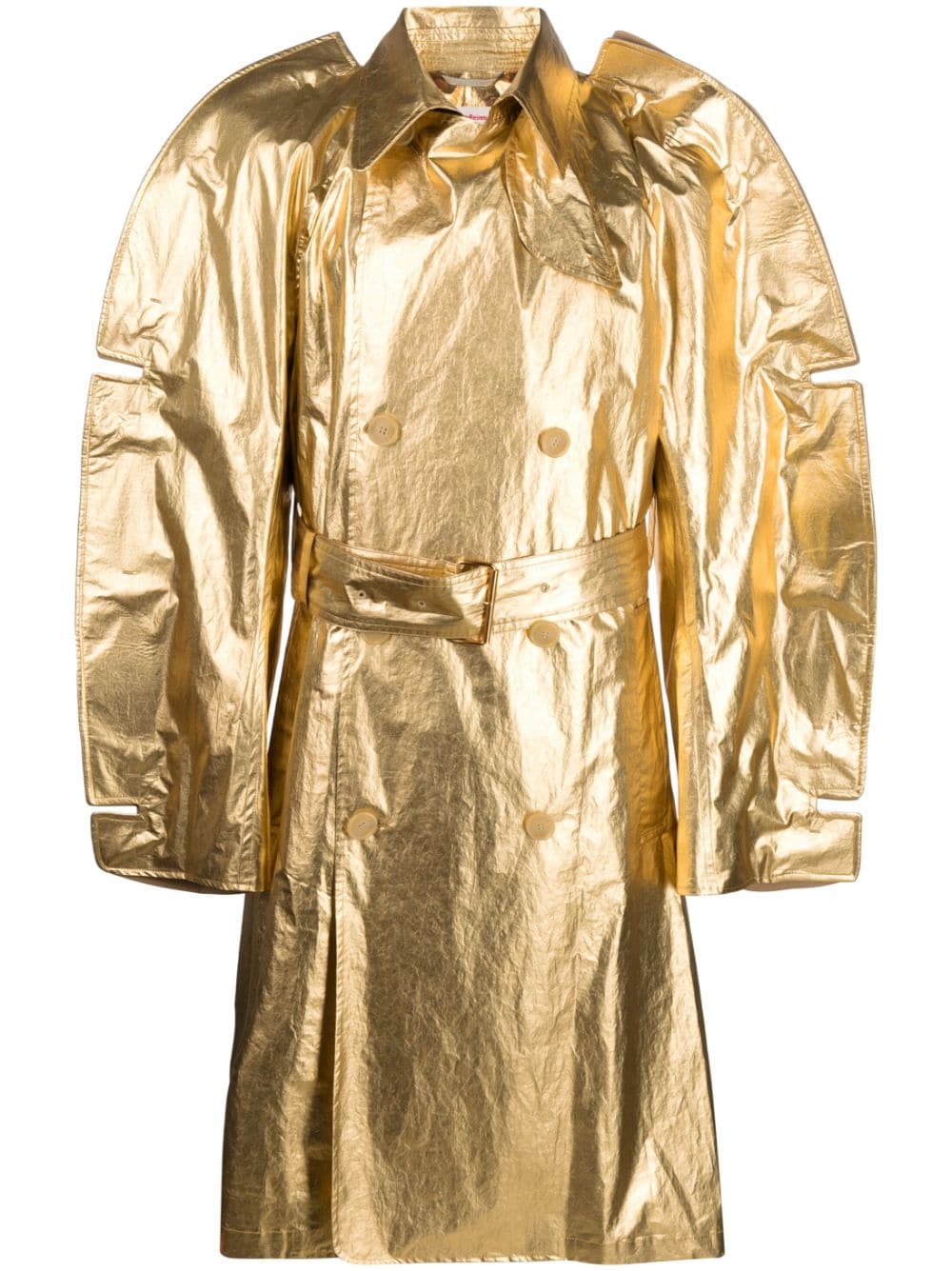 Walter Van Beirendonck Mantel im Oversized-Look - Gold von Walter Van Beirendonck