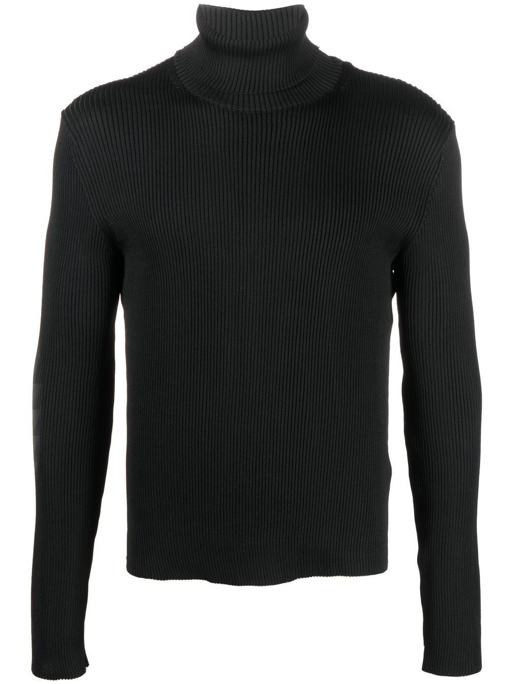 Walter Van Beirendonck Gerippter Rollkragenpullover - Schwarz von Walter Van Beirendonck