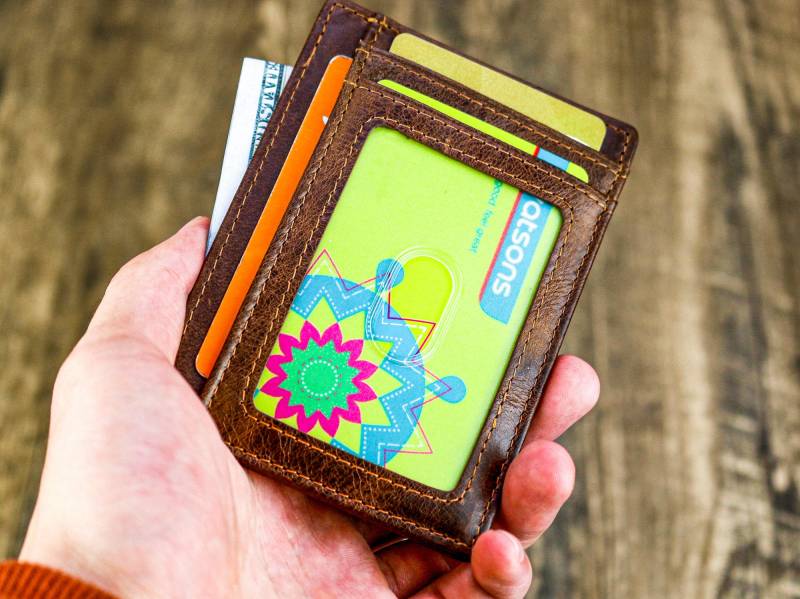 Minimalist Leather Wallet For Men, Card Holder Women, Slim Wallet, Men's Women's Classic Brown Perfect Gift von WalterFulis