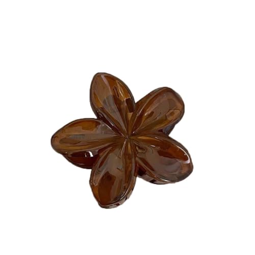 Waltonalice Blumen Haarklammer Haarspangen Damen Haarspange Blume Bunt blumenklammern Klein Hawaii Haarspange haare blumen klammer für Hochzeit Strand Party Pool Urlaub 4# 1 Stück von Waltonalice