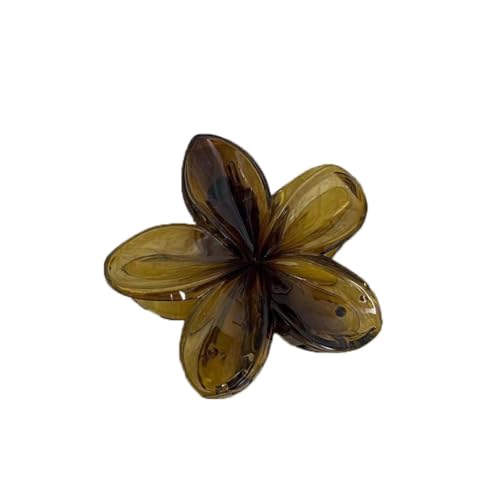 Waltonalice Blumen Haarklammer Haarspangen Damen Haarspange Blume Bunt blumenklammern Klein Hawaii Haarspange haare blumen klammer für Hochzeit Strand Party Pool Urlaub 6# 1 Stück von Waltonalice
