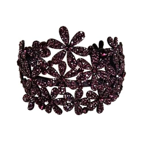 Waltonalice Haarreif mit bunten Strasssteinen Haarschmuck Kristall Stirnbänder rutschfeste Haarbänder Wide Stirnbänder für Hochzeit Braut Jubiläumsfeier Geburtstagsgeschenk Purpurrot Waltonalice Haarreif mit bunten Strasssteinen Haarschmuck Kristall Stirnbänder rutschfeste Haarbänder Wide Stirnbänder für Hochzeit Braut Jubiläumsfeier Geburtstagsgeschenk Purpurrot von Waltonalice